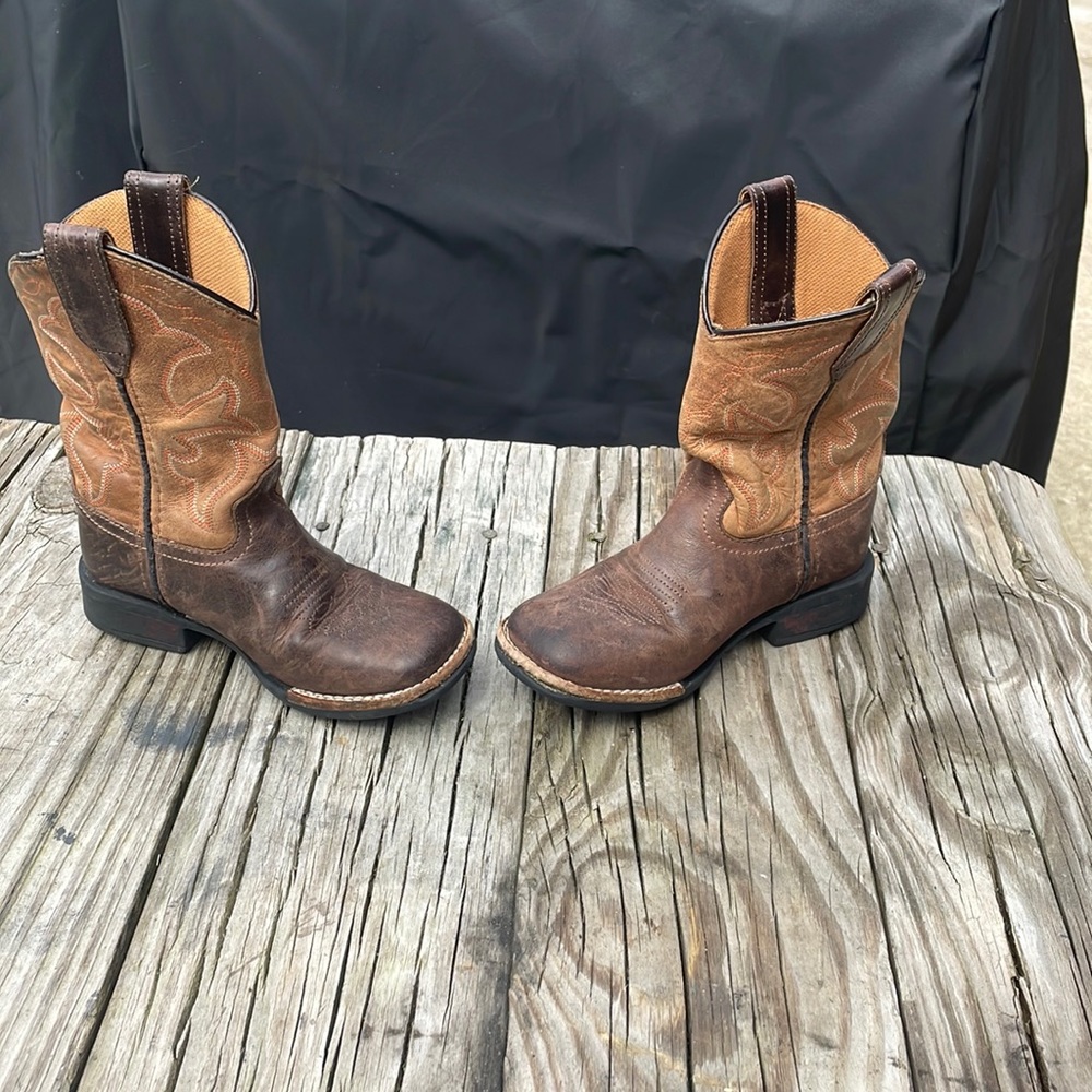 Roper kids boots size USA 10